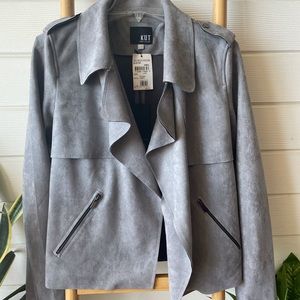 Kut Vegan Ultra Suede Jacket Size Large